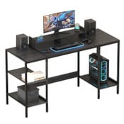 Wholesale - Dk Brn Wd Desk MDF Metal Legs 55"x19.5"x29" (No UPC, FNSKU Only) C/P 1, UPC: